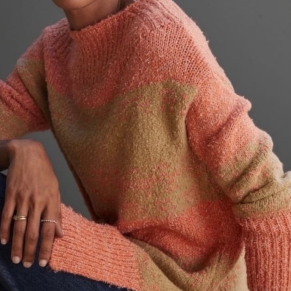 Anthropologie Pilcro Rugby Tunic Sweater XS